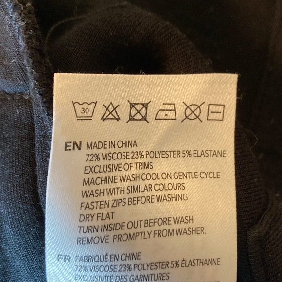 NWOT Varley Black Zip-Thru Sweat Shirt Jacket Women Size Large - Picture 12 of 15